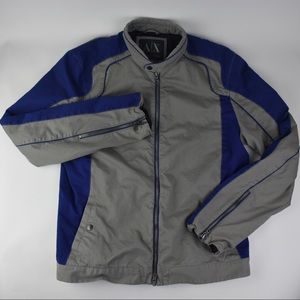 Men’s Armani Exchange XL Bomber Motorcycle Jacket
